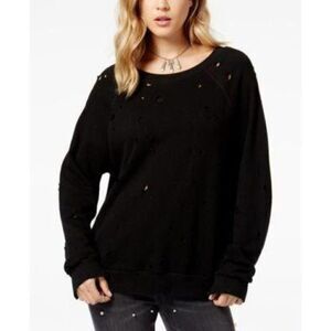 Size XS Project Social T Cotton Ripped Sweater